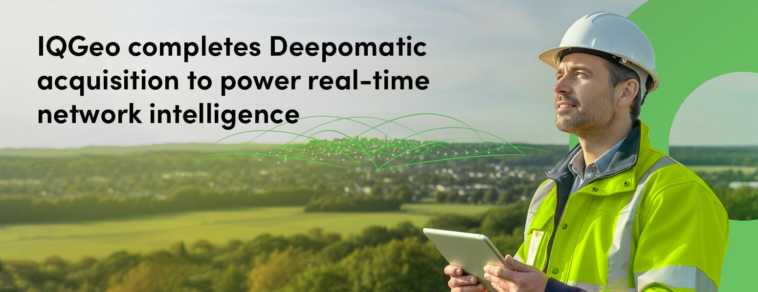 Banner Deepomatic's acquisition by IQGeo