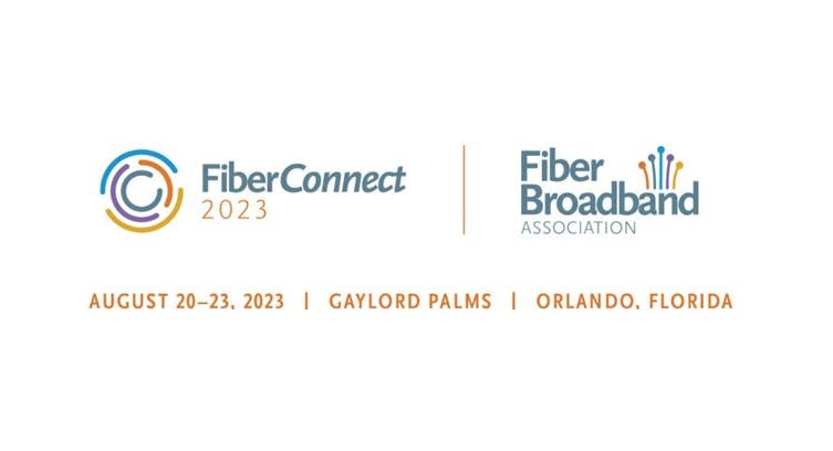 FiberConnect 2023-Banner mit Angabe von Datum, Uhrzeit und Ort