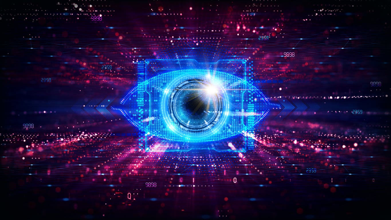 ojo humano mezclado con computer vision 