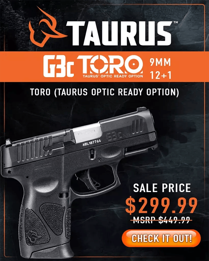Taurus G3c T.OR.O. 9mm Pistol for Sale