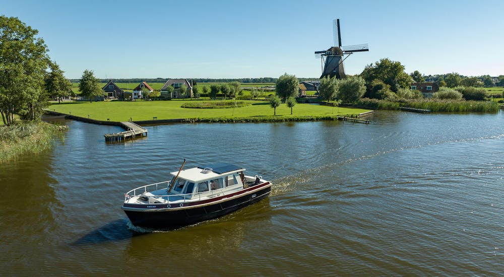 De Jong Yachtcharter ab Langweer im Friesland(Niederlande)