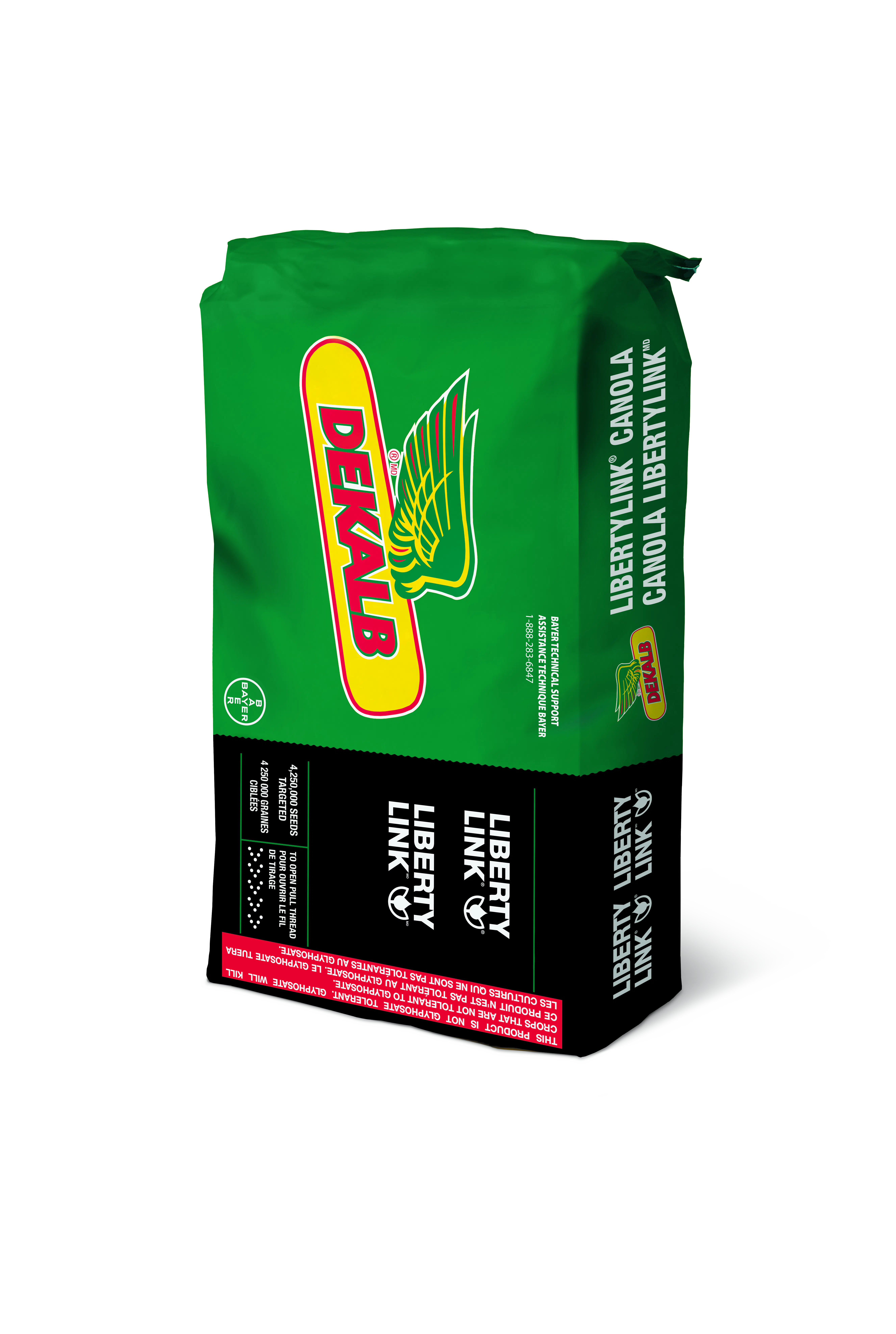 Image of a DEKALB LibertyLink Canola Green Bag