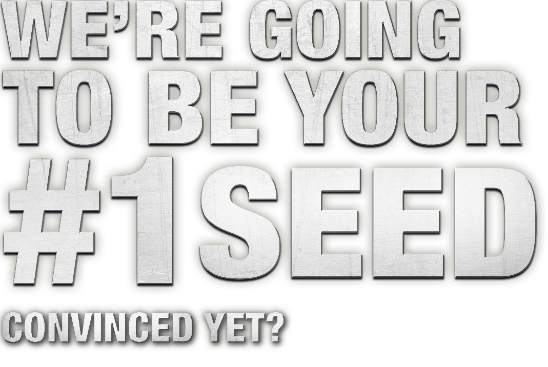 We’re going to be your #1 seed. Convinced yet?