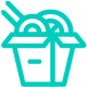 Noodle box icon