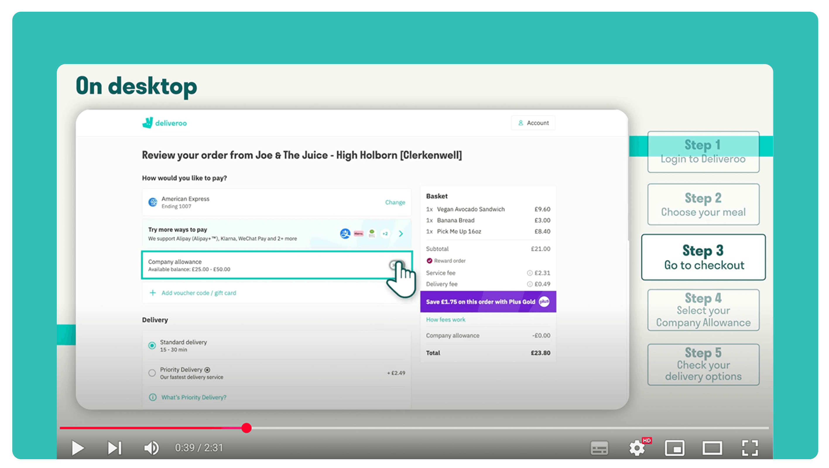Clip of the how to video