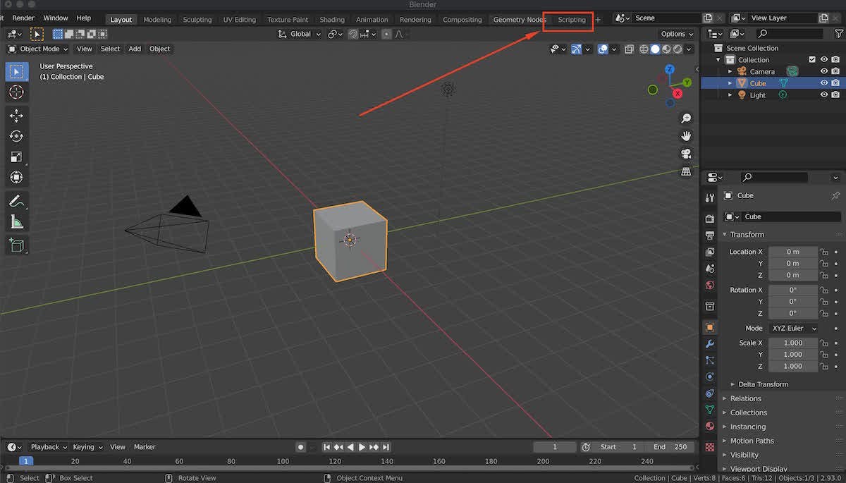 browser Frill Survive Create 3D objects and animations in Blender with Python API