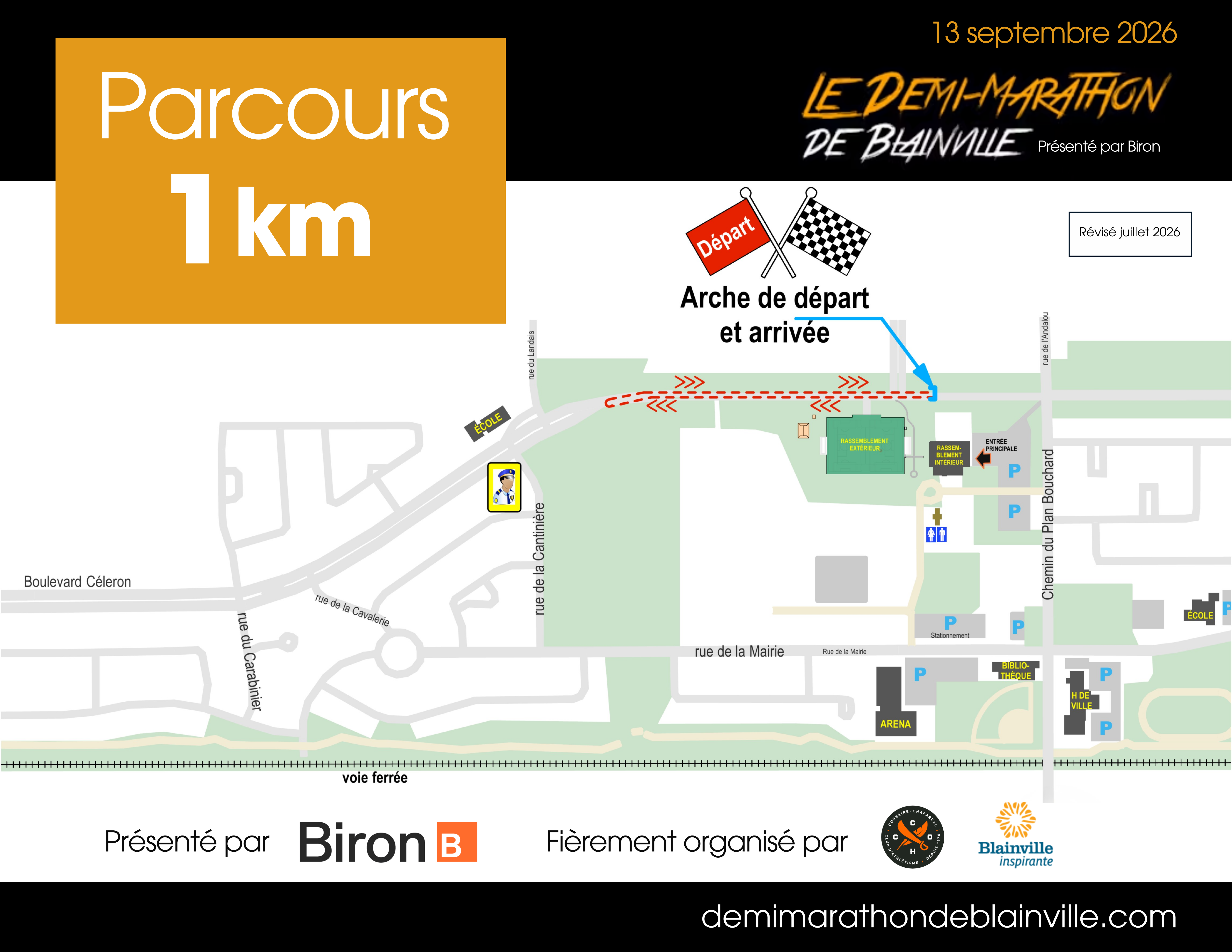 Carte du parcours
