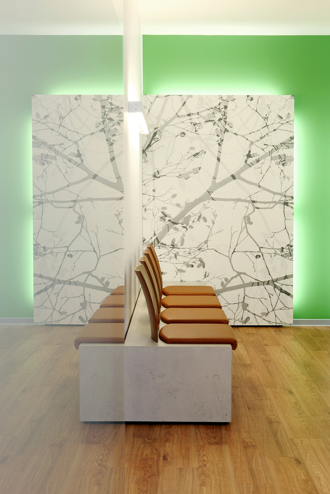 Praxiseinrichtung für Gemeinschaftspraxis für Augenheilkunde mit OP-Zentrum