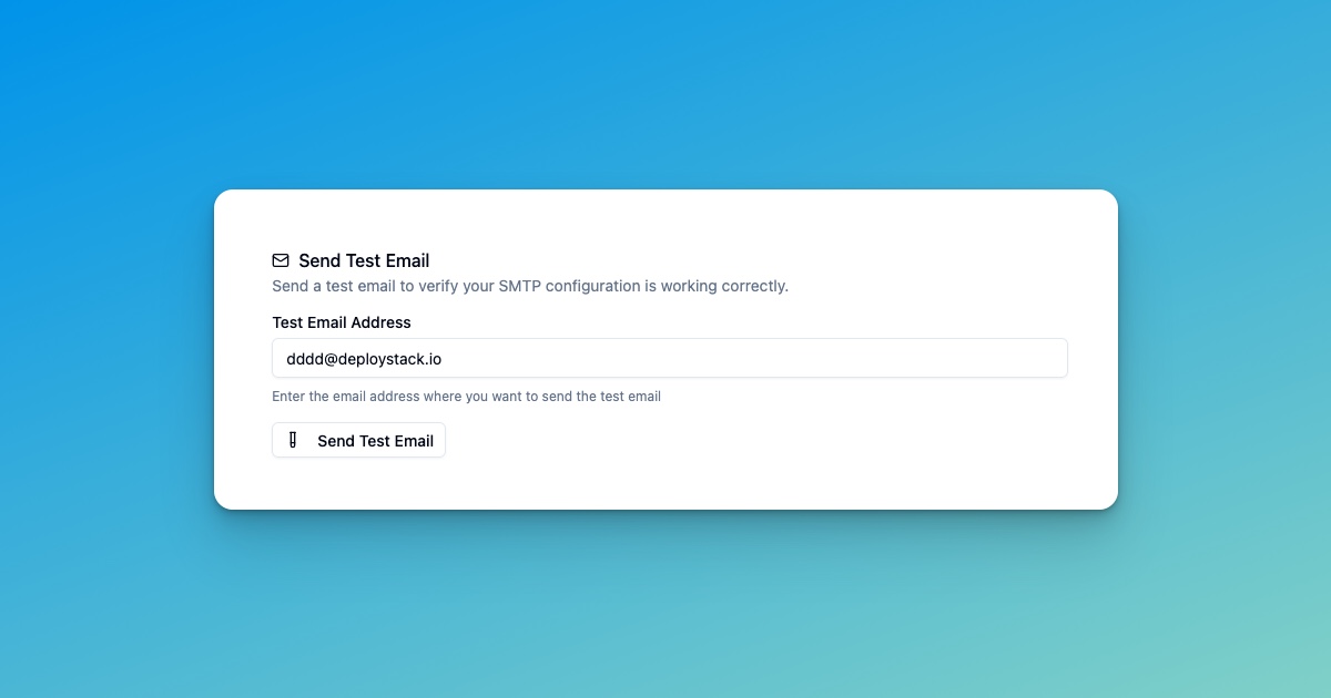 Test Mail Connection