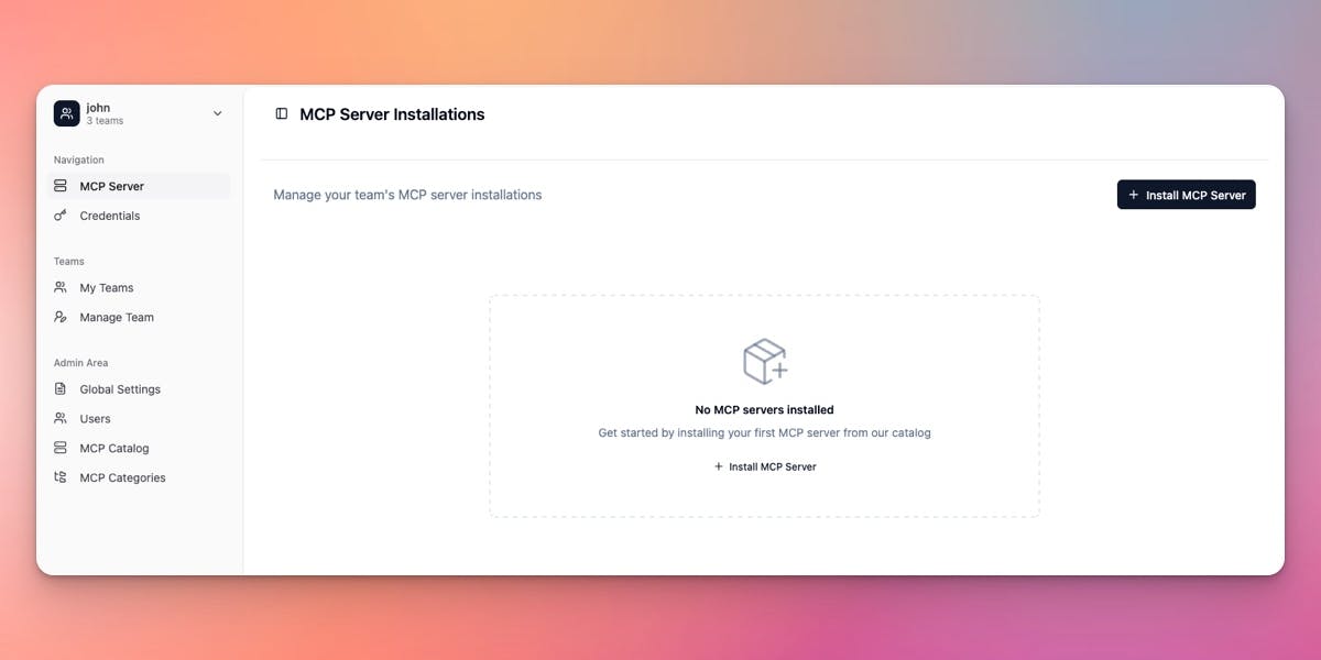 DeployStack Install MCP Server