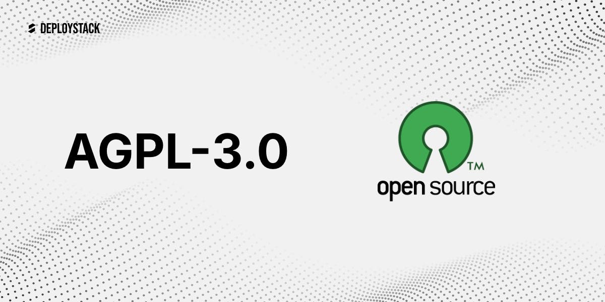 DeployStack uses the AGPL-3.0
