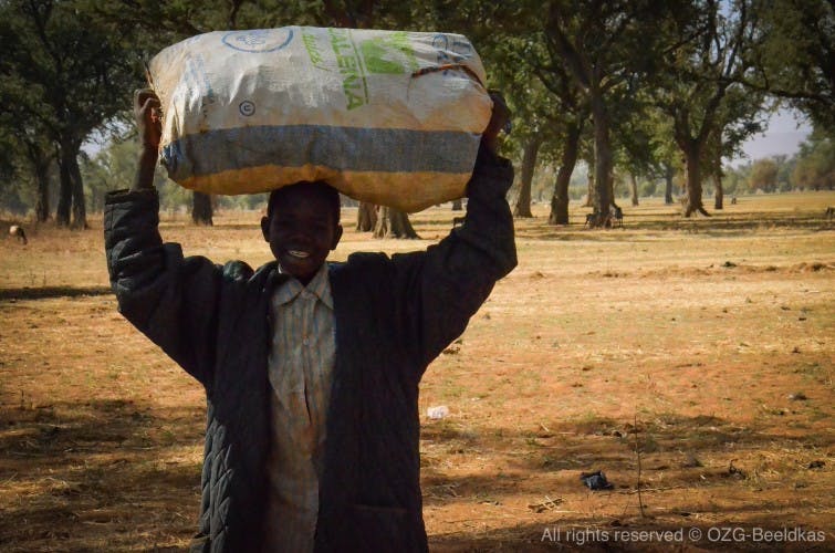 A boy in Africa