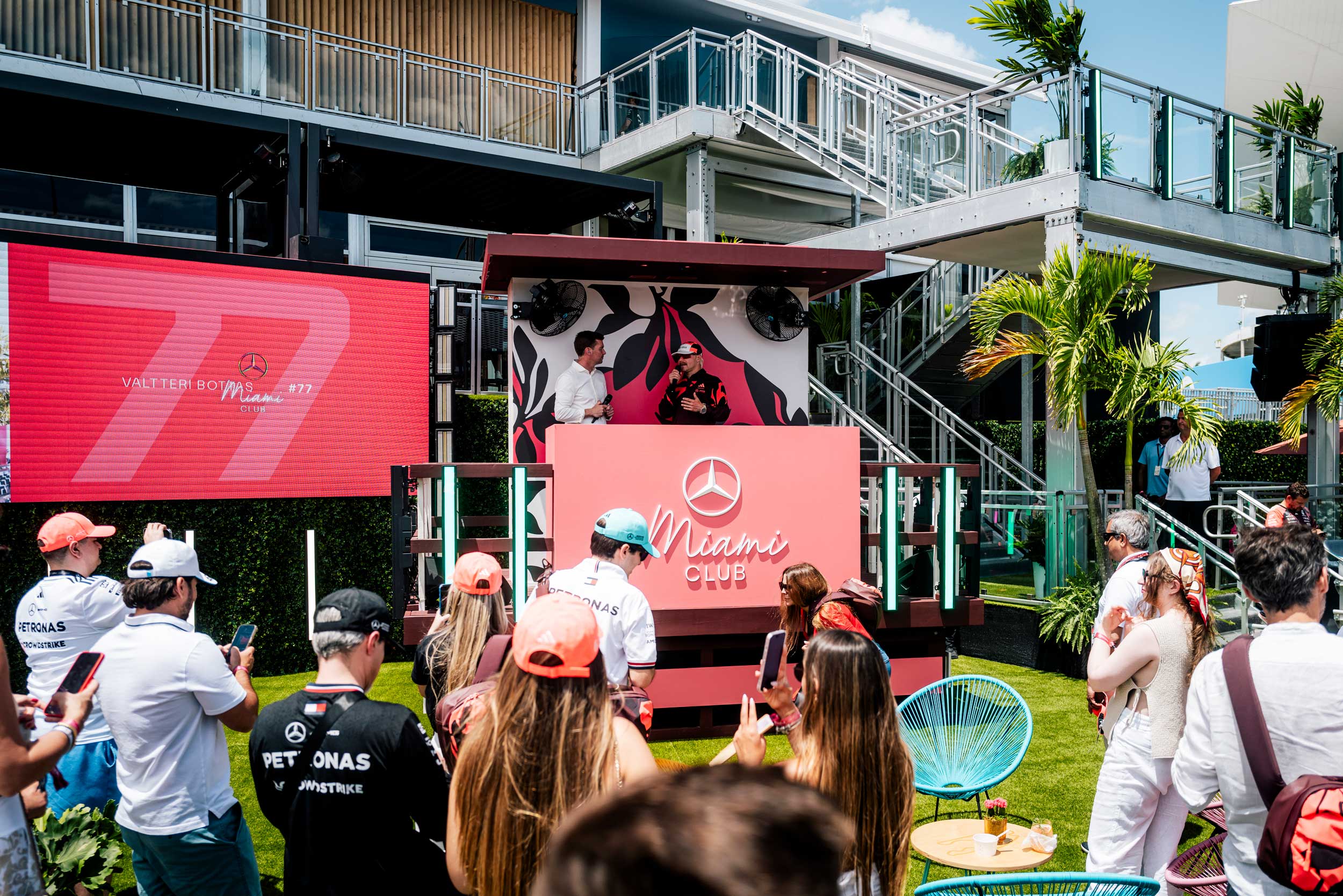 Inside Mercedes’ F1 Miami Club | Design District