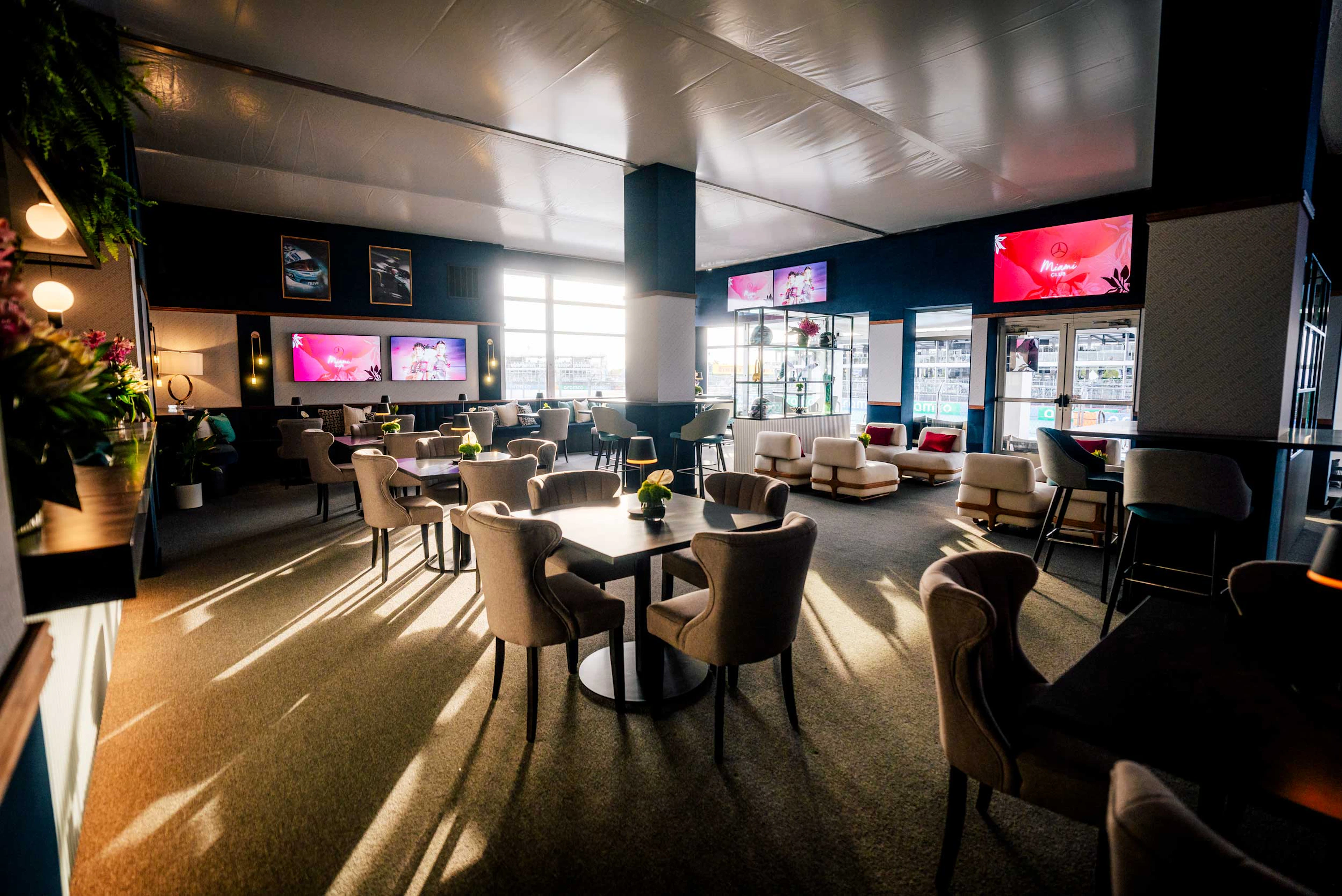 Inside Mercedes’ F1 Miami Club | Design District