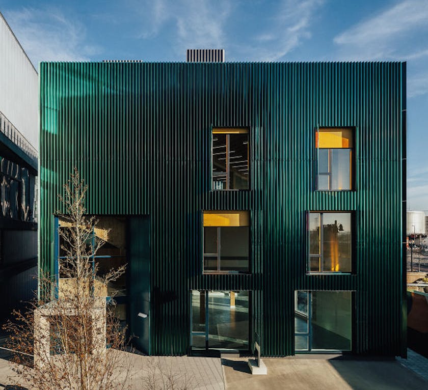 Building D2 in Design District provides blank canvas work spaces suited to a variety of creative work