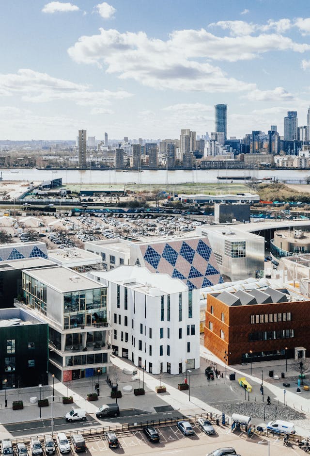 Birds-eye view of Design District
