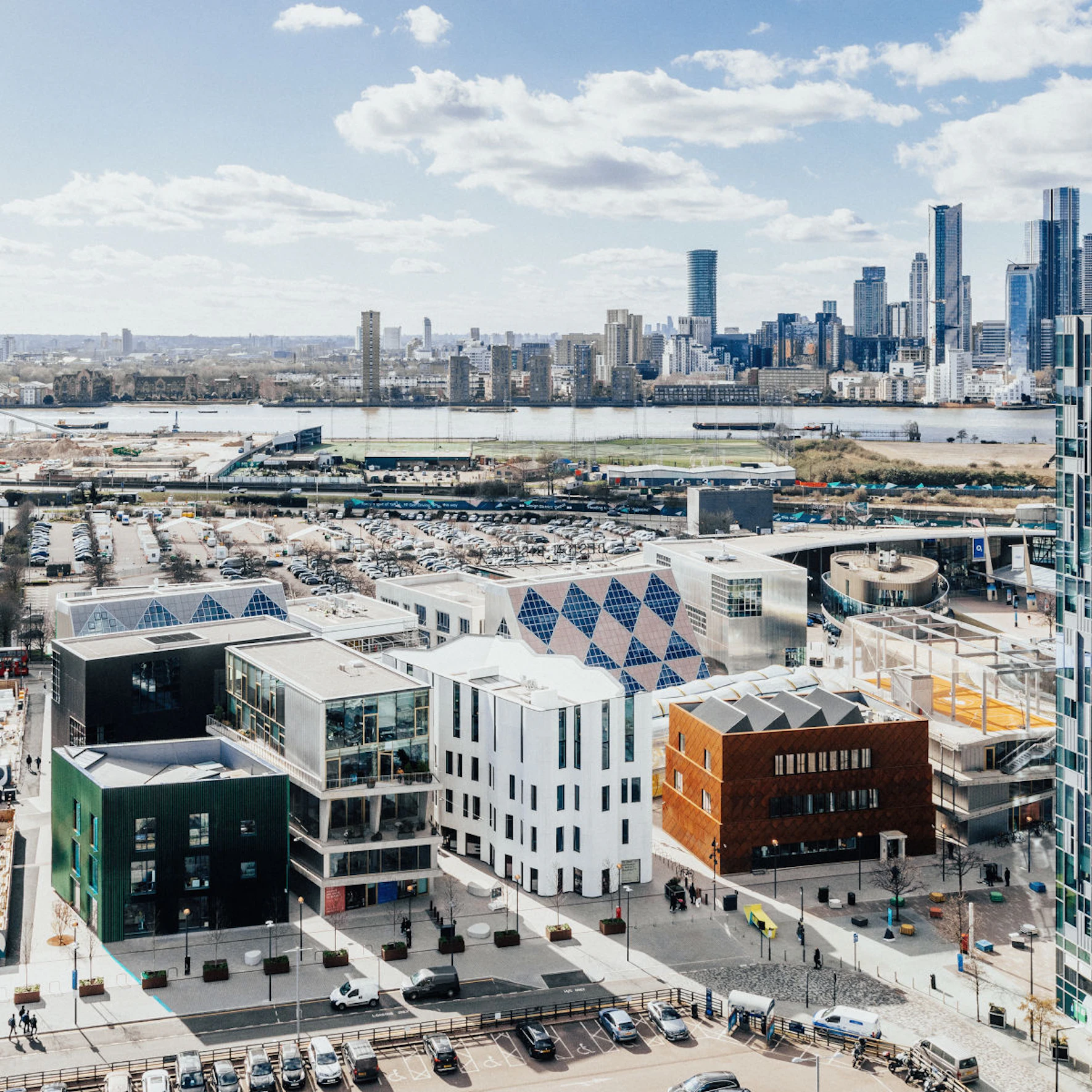 Located at Greenwich Peninsula, Design District is home to the creative industries