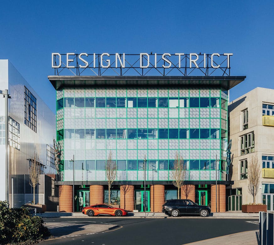 Image of the main Design District building