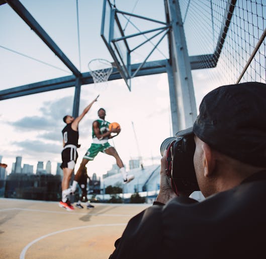 Book now to play at London's only rooftop basketball court, located in North Greenwich