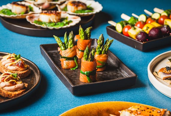 selection of canapes