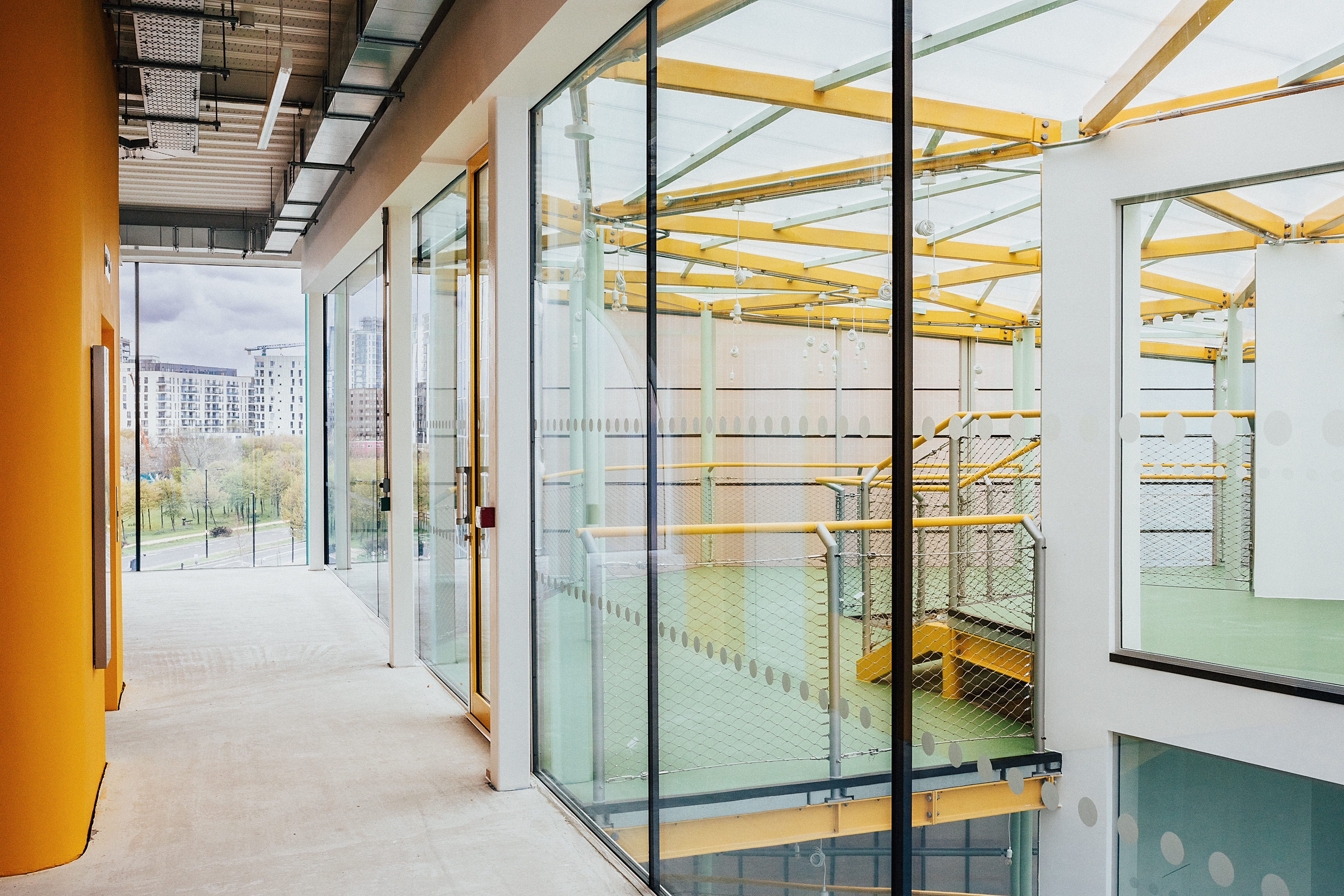 Interiors of building B1