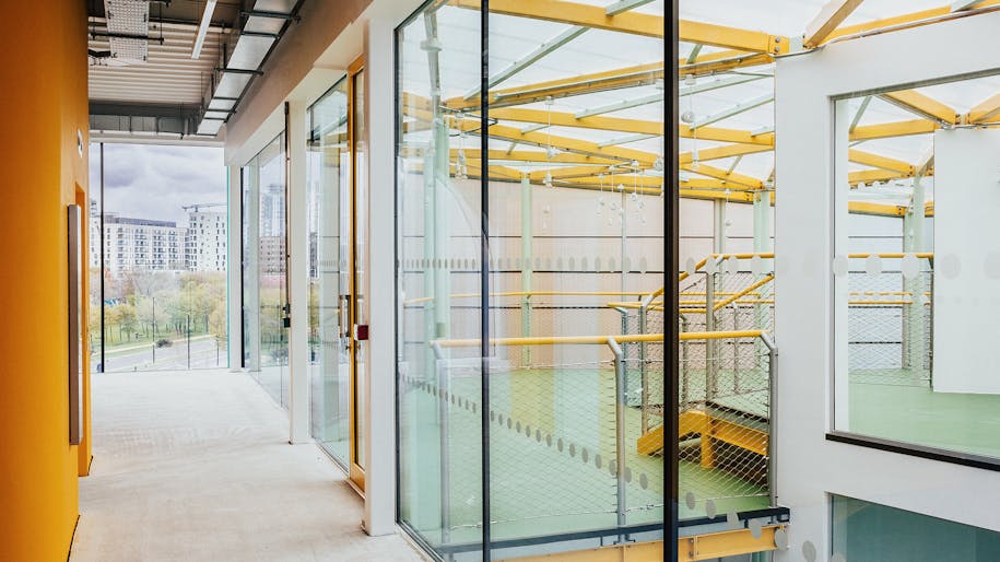 Interiors of building B1