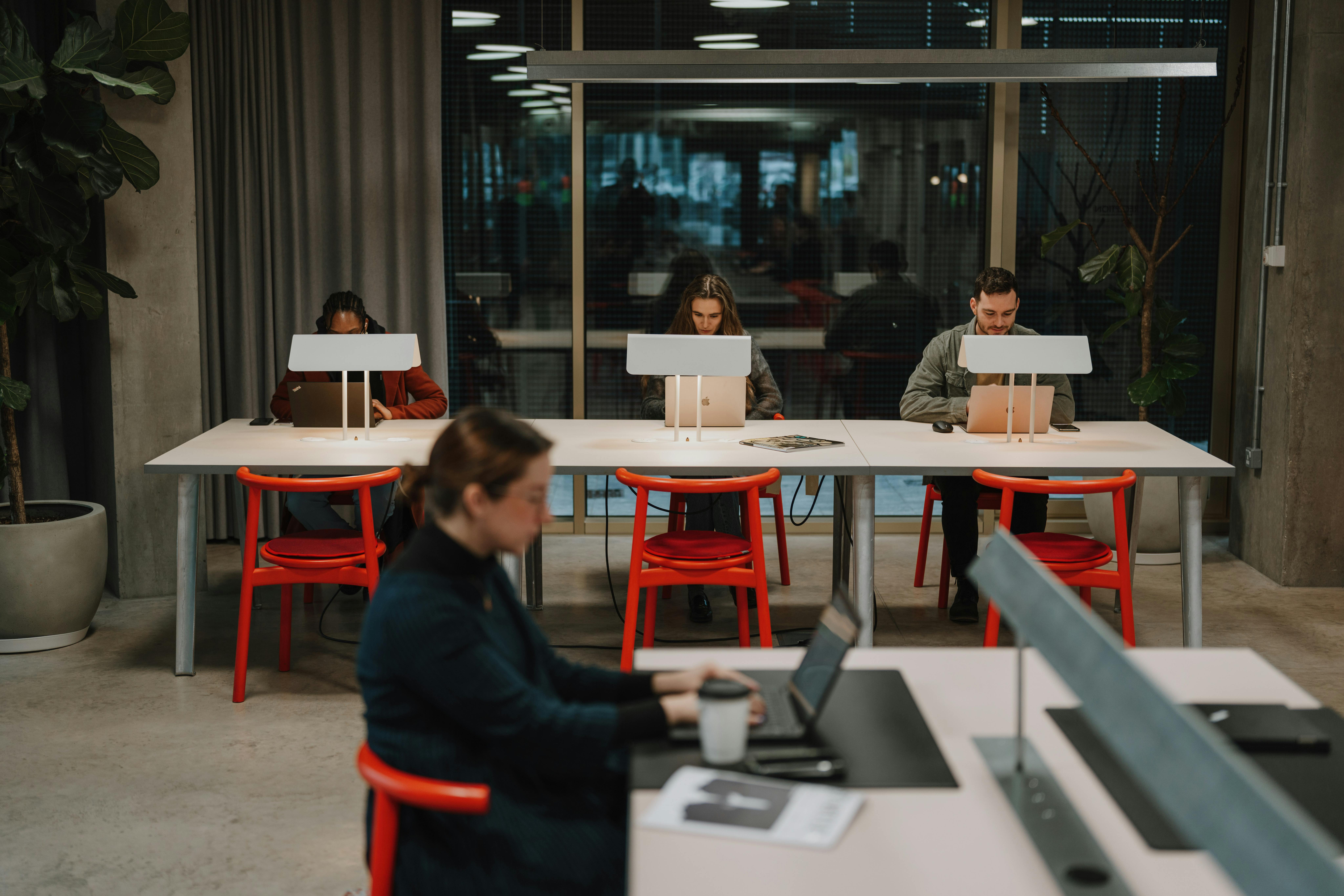 Coworking desks available at Design District