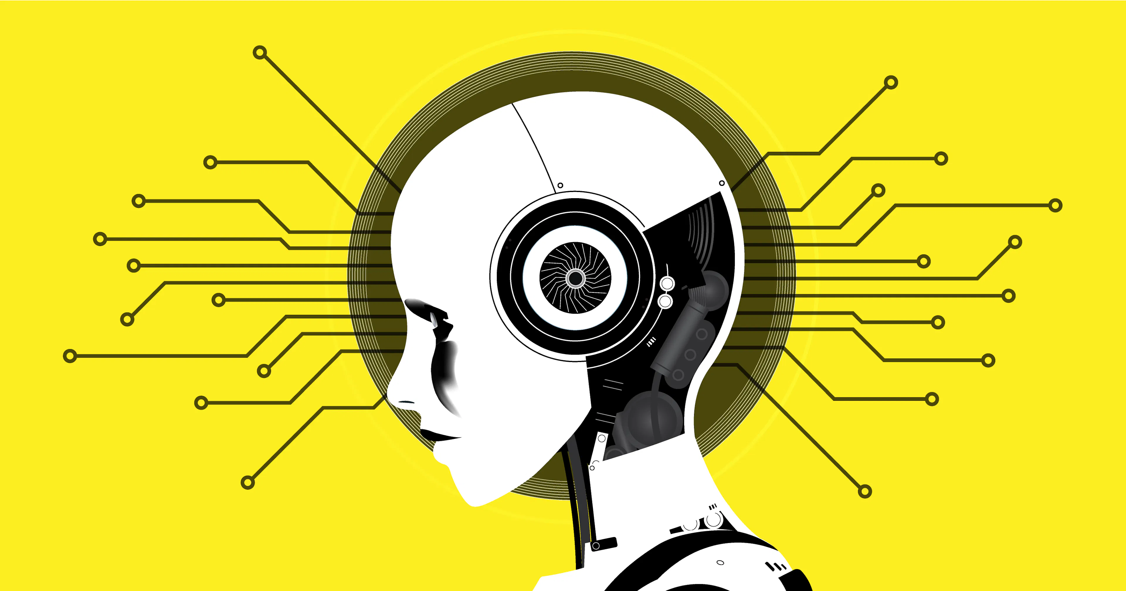 Illustration of Ai intelligence