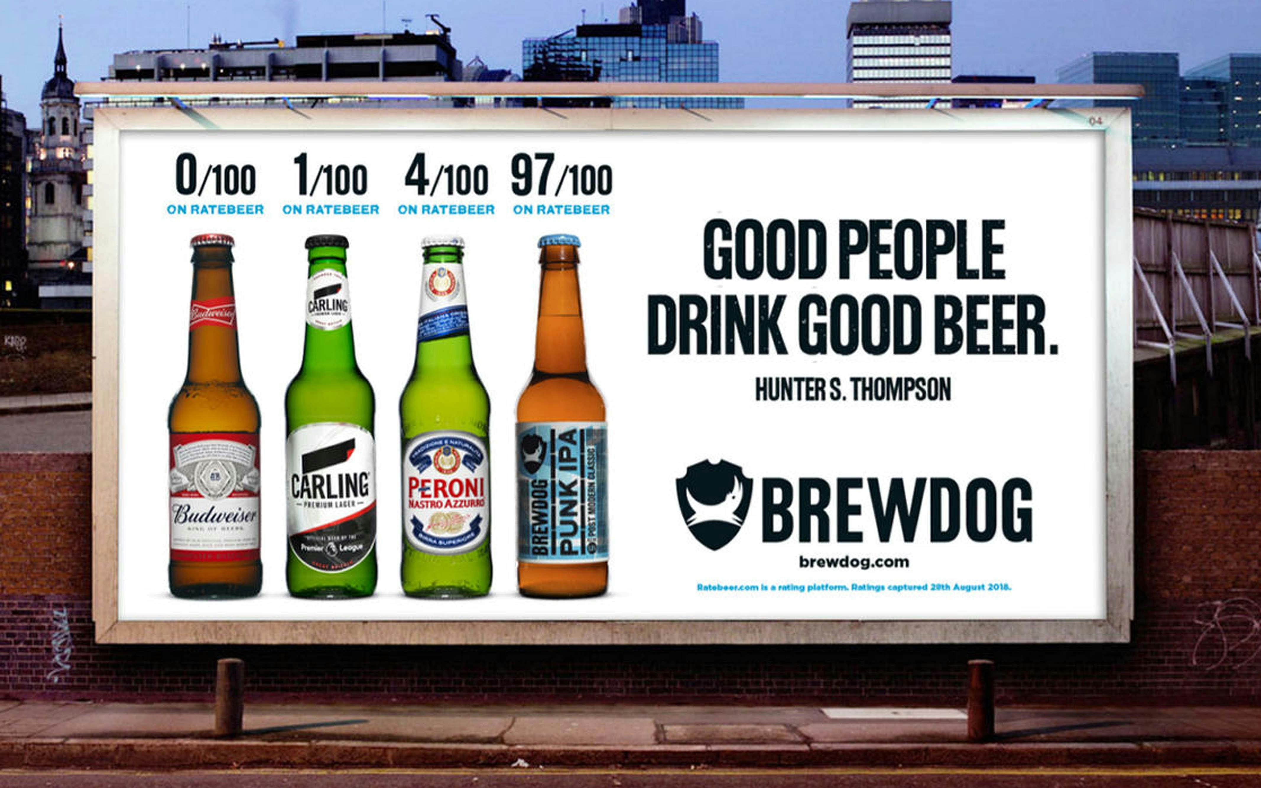 Brewdog - Good people drink good beer promotion