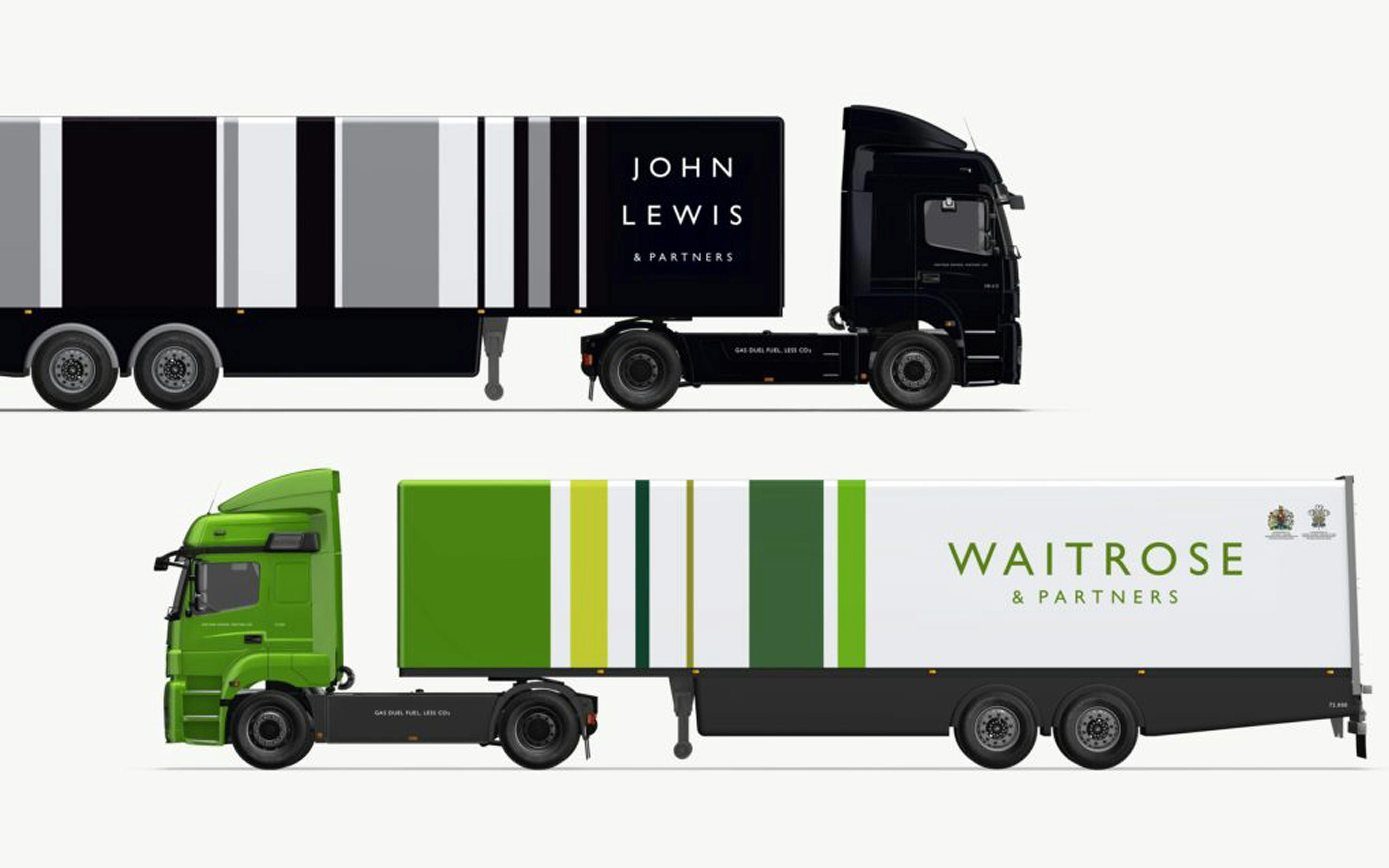 Waitrose and John Lewis Lorries