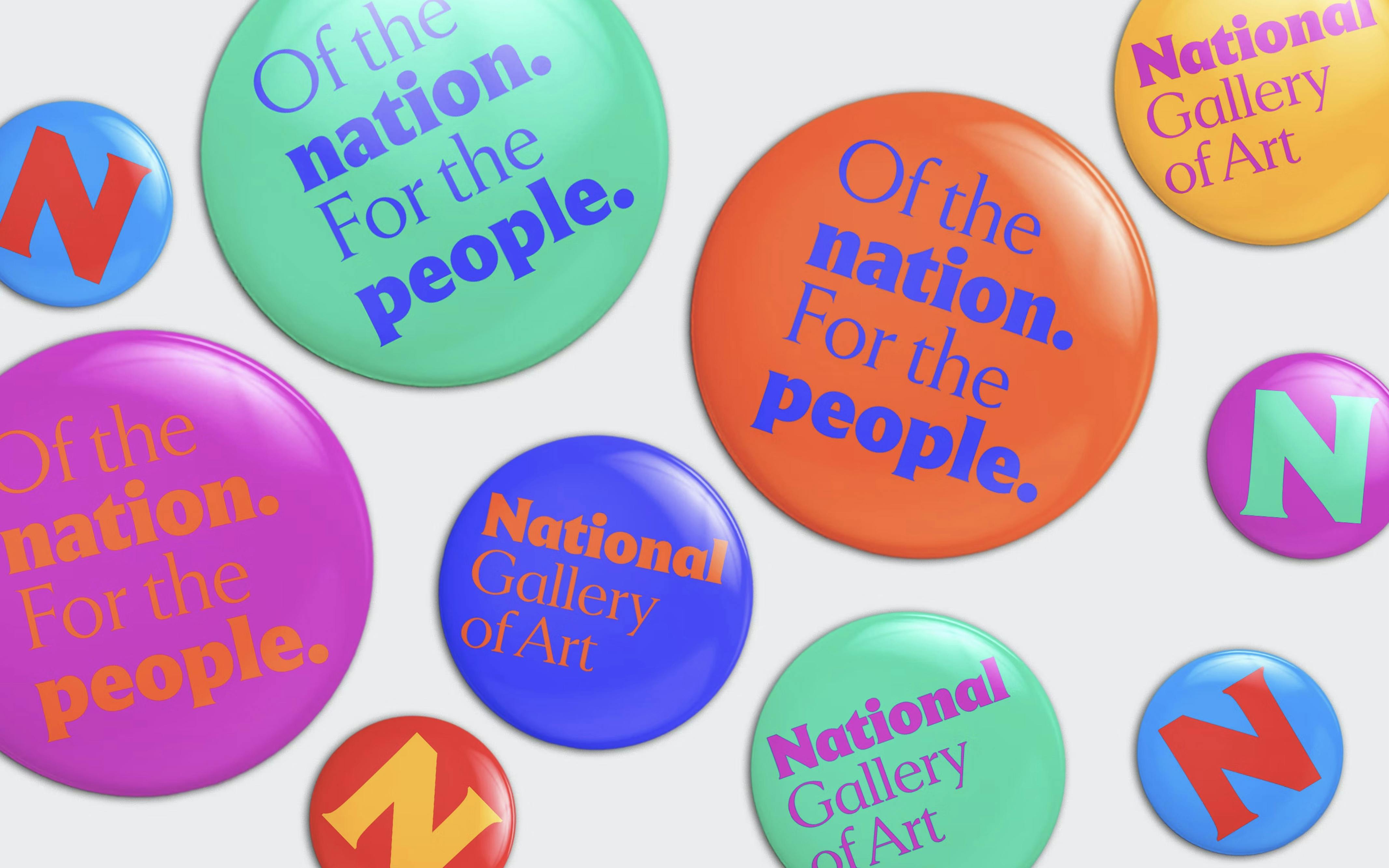 National Gallery of Art badges