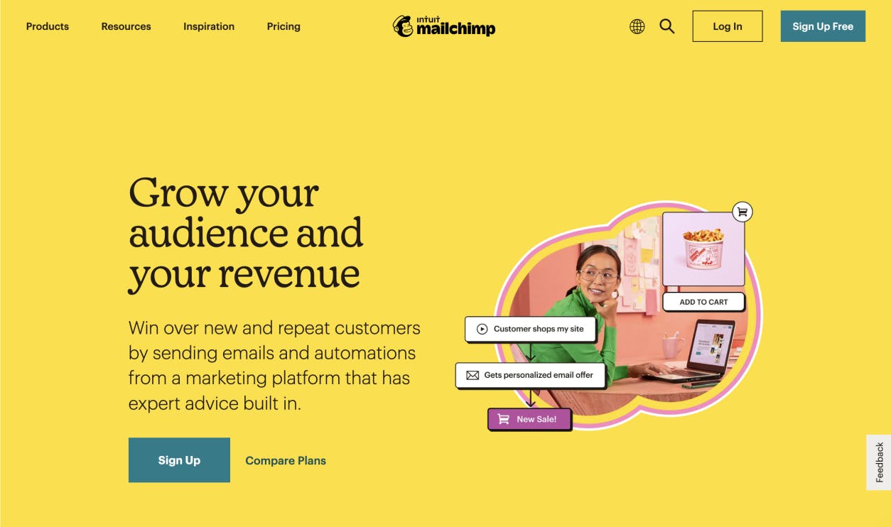 Mailchimp screenshot