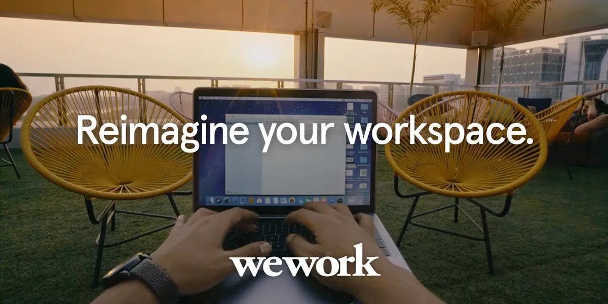 WeWork Promotional Advert