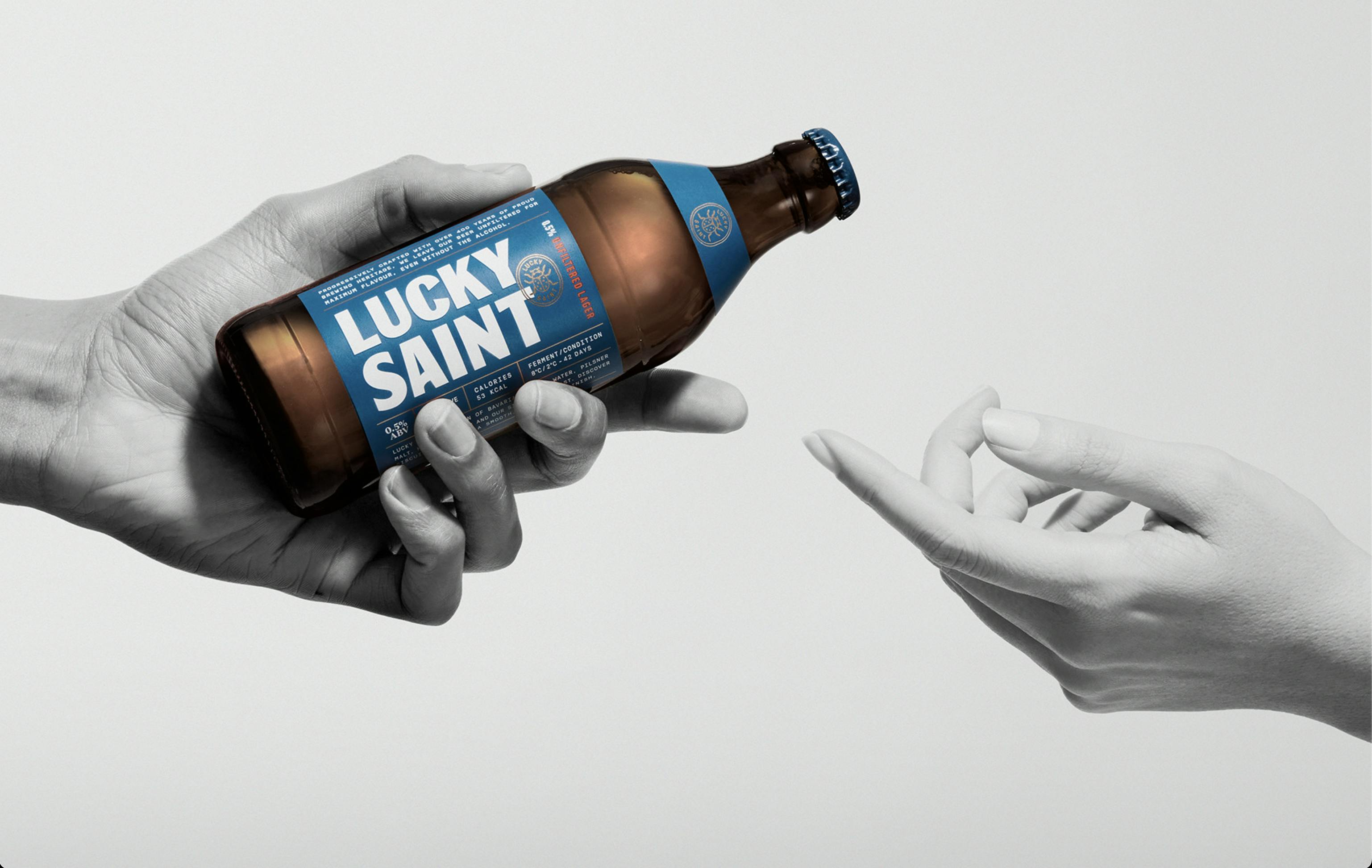 Lucky Saint larger advert