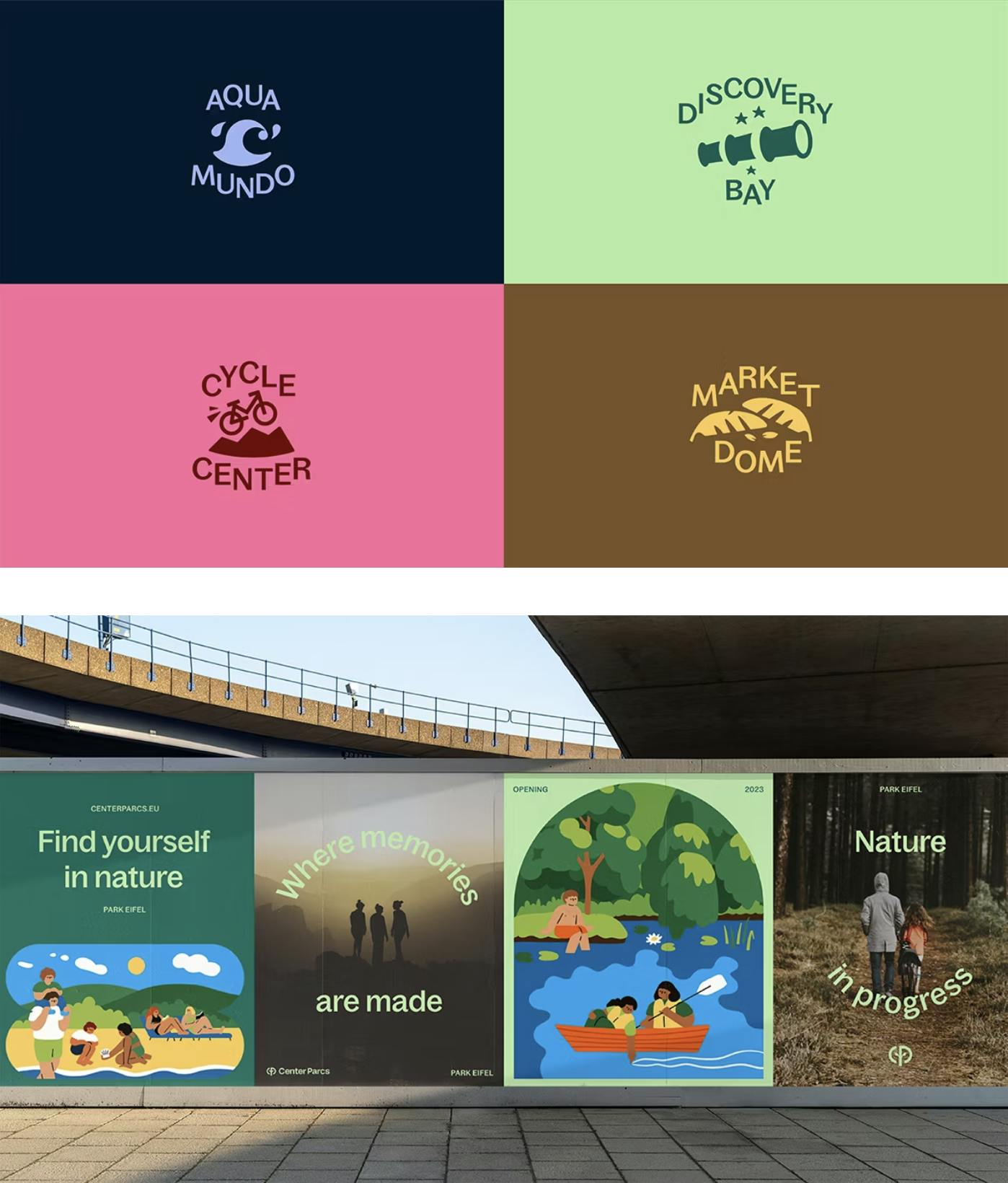 Centre Parcs banners