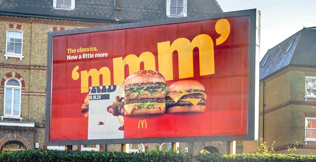 McRib PR billboard