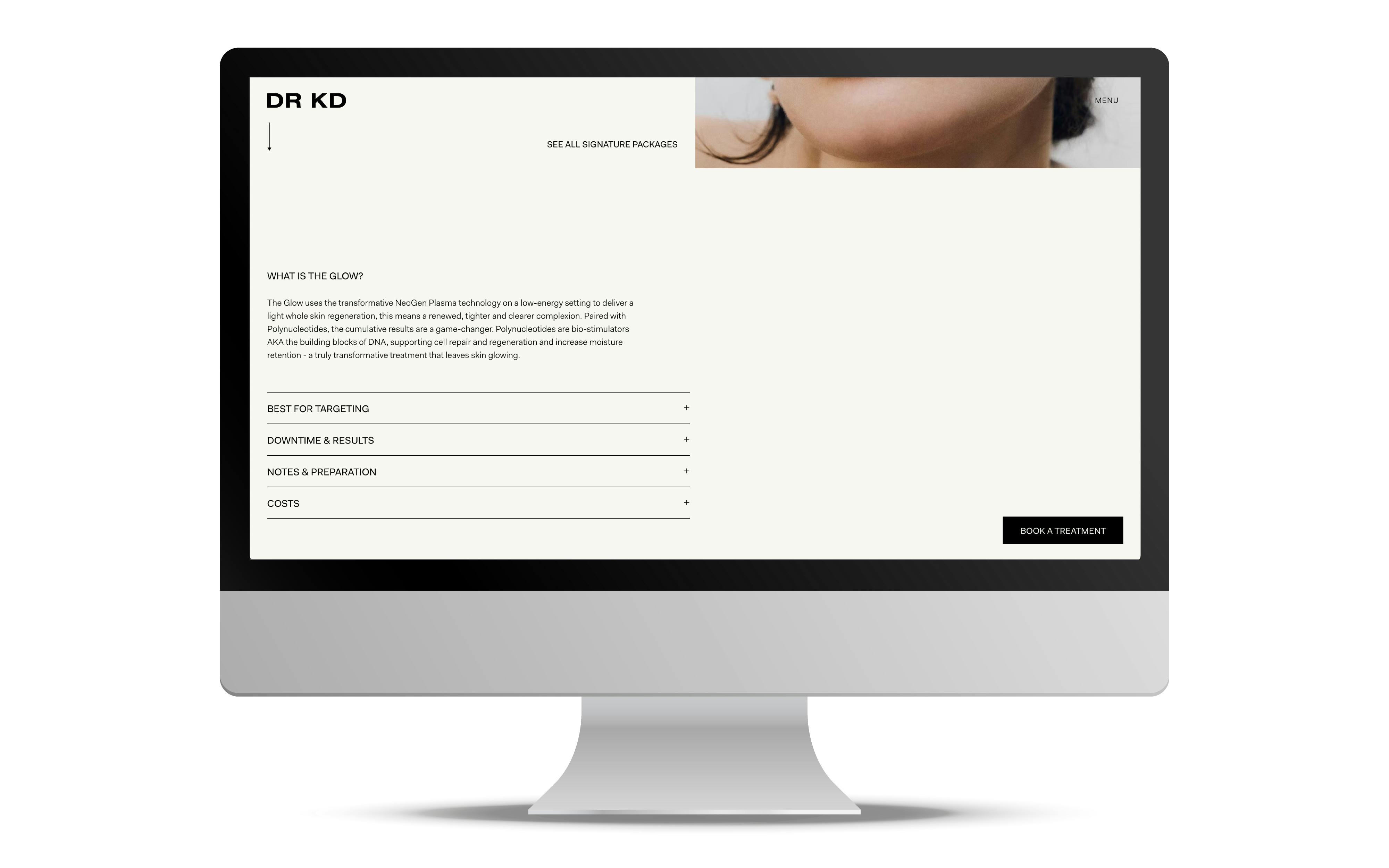 Dr Karen Doherty - Website visual