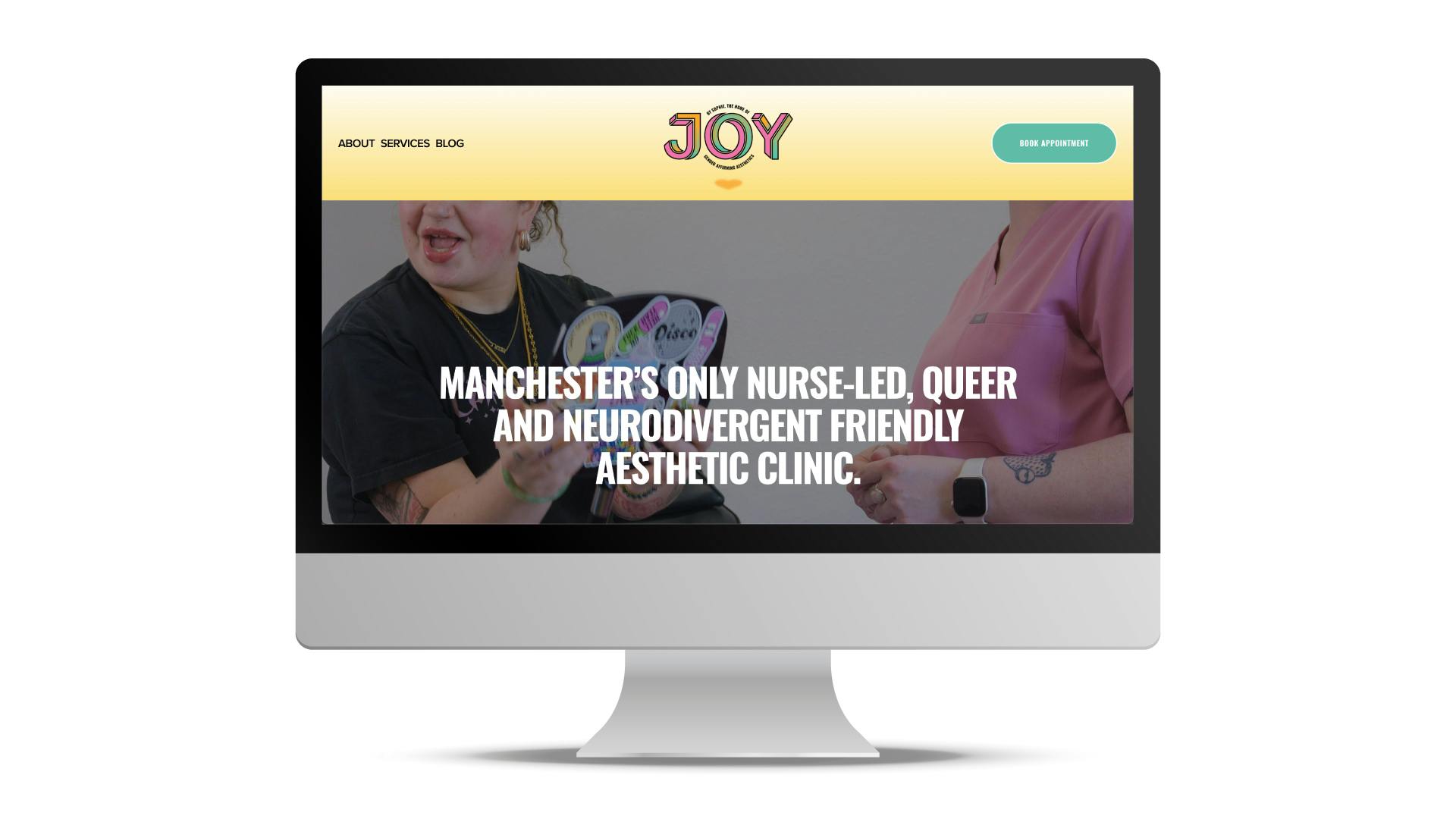 Joy website showcase