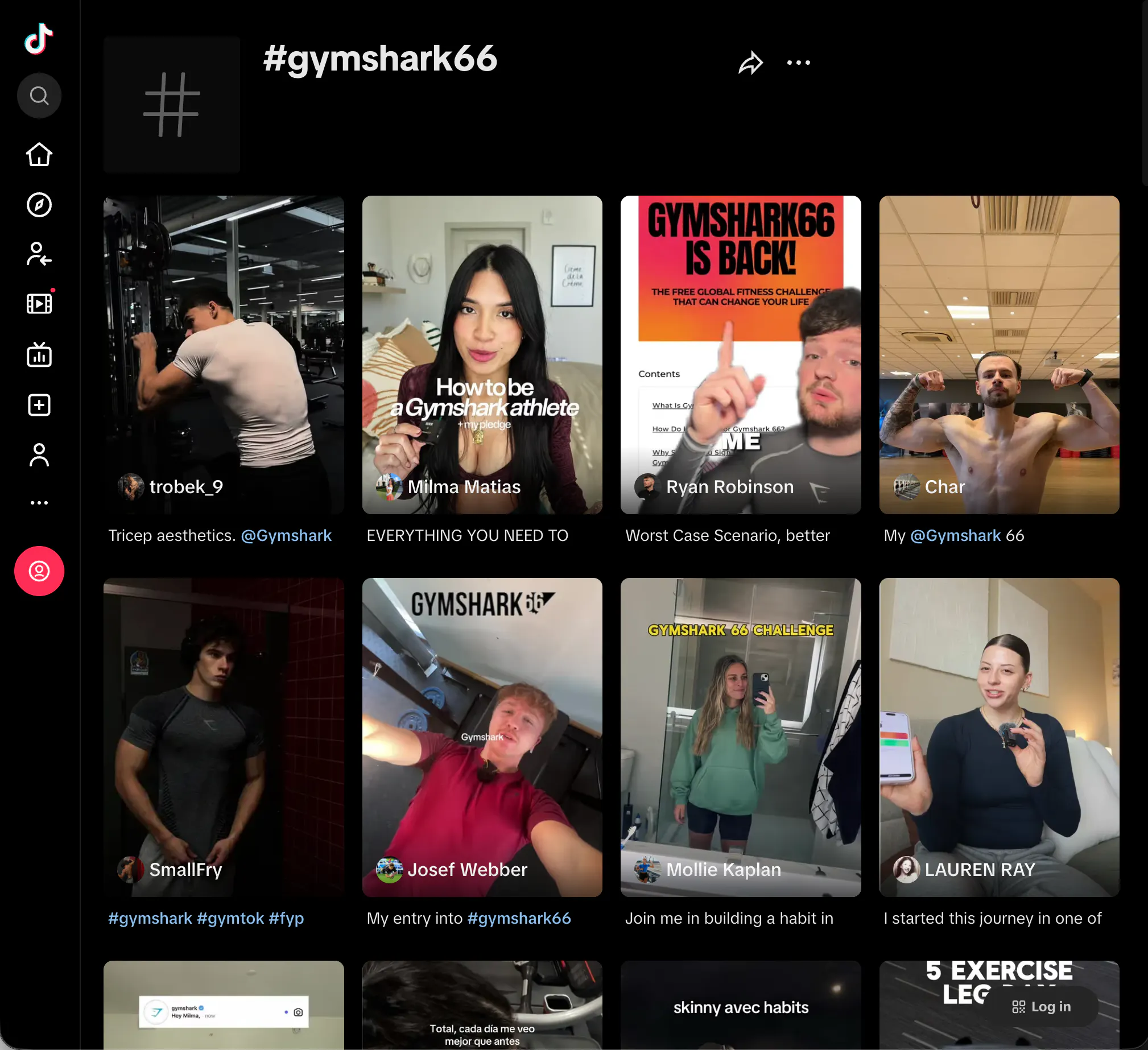 Gymshark66 TikTok