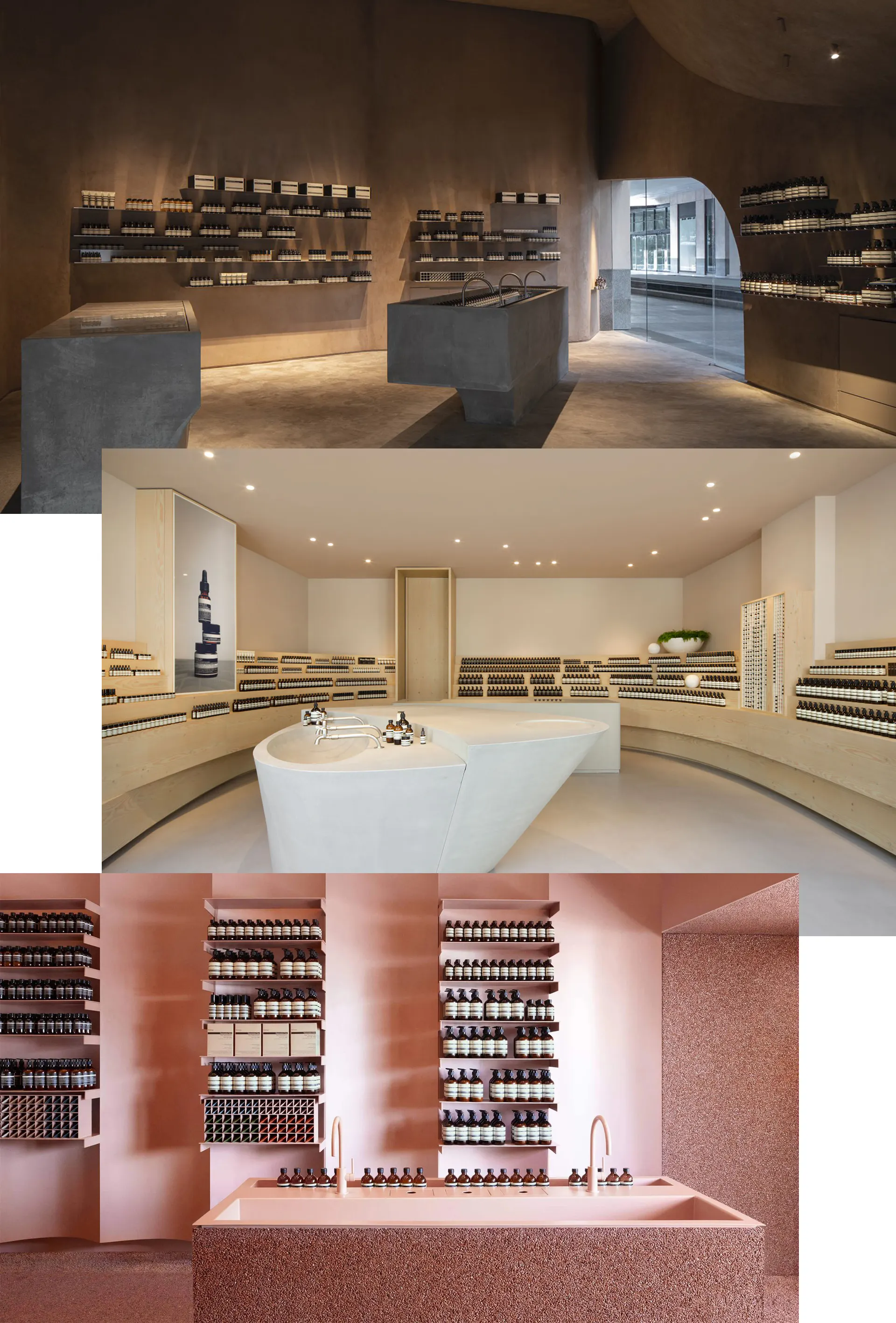 Aesop retail interiors