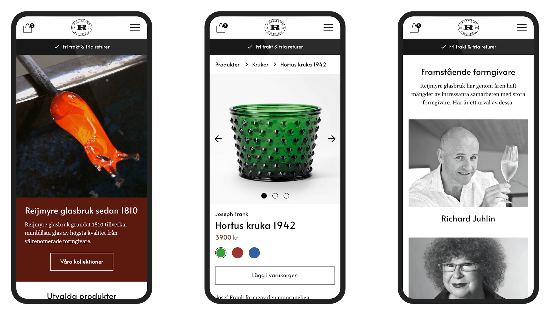 Mobile version of Reijmyre Glassworks