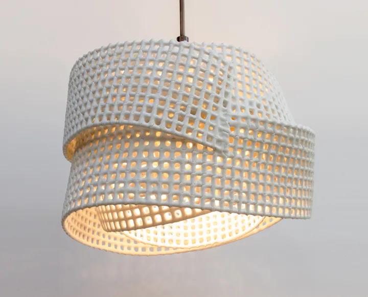 de sousa hughes Scott Daniel Design Ceramic Mobius Chandelier 28x18 thumbnail