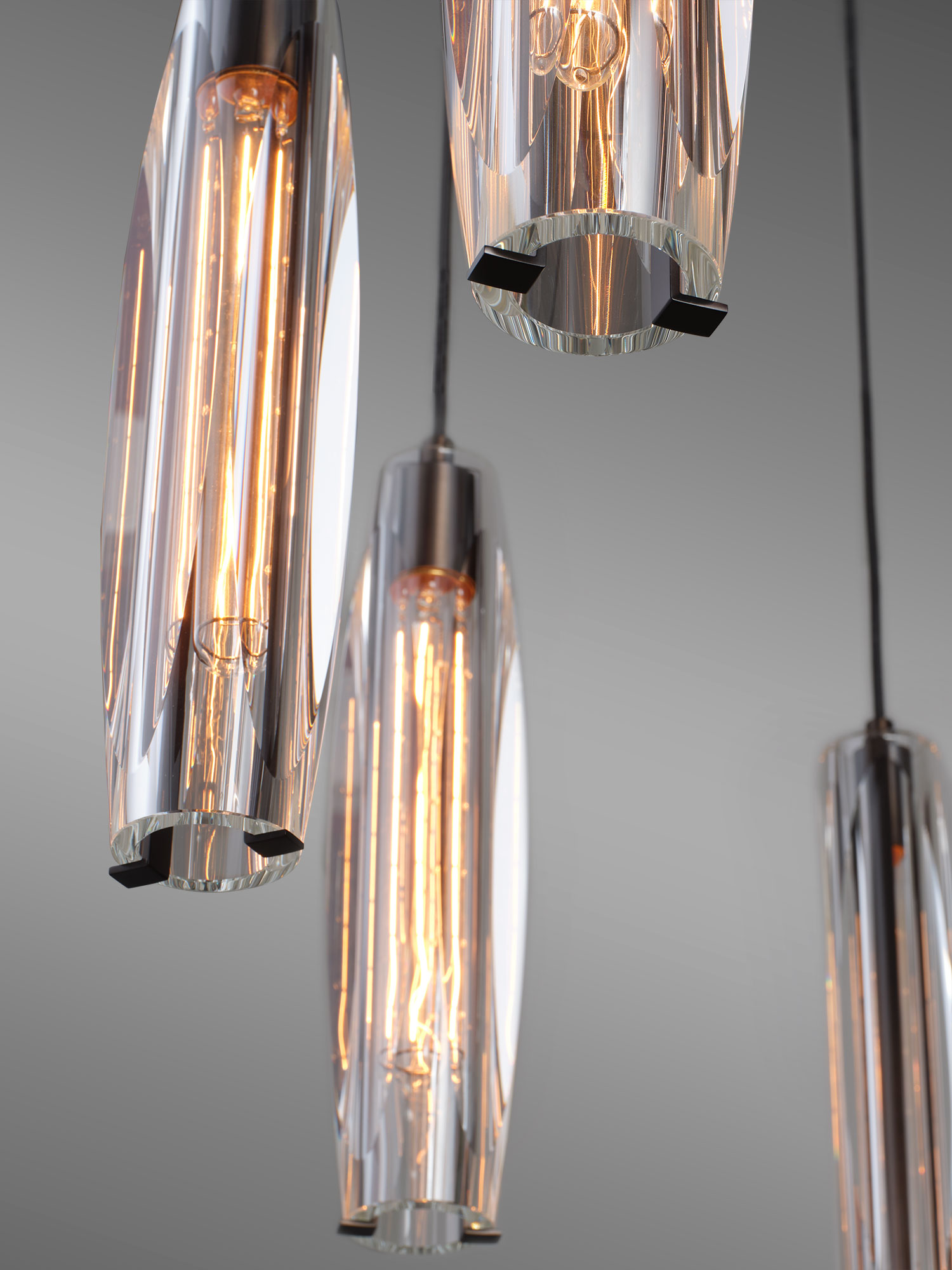 de sousa hughes Jonathan Browning 12 Light Chandelier 02