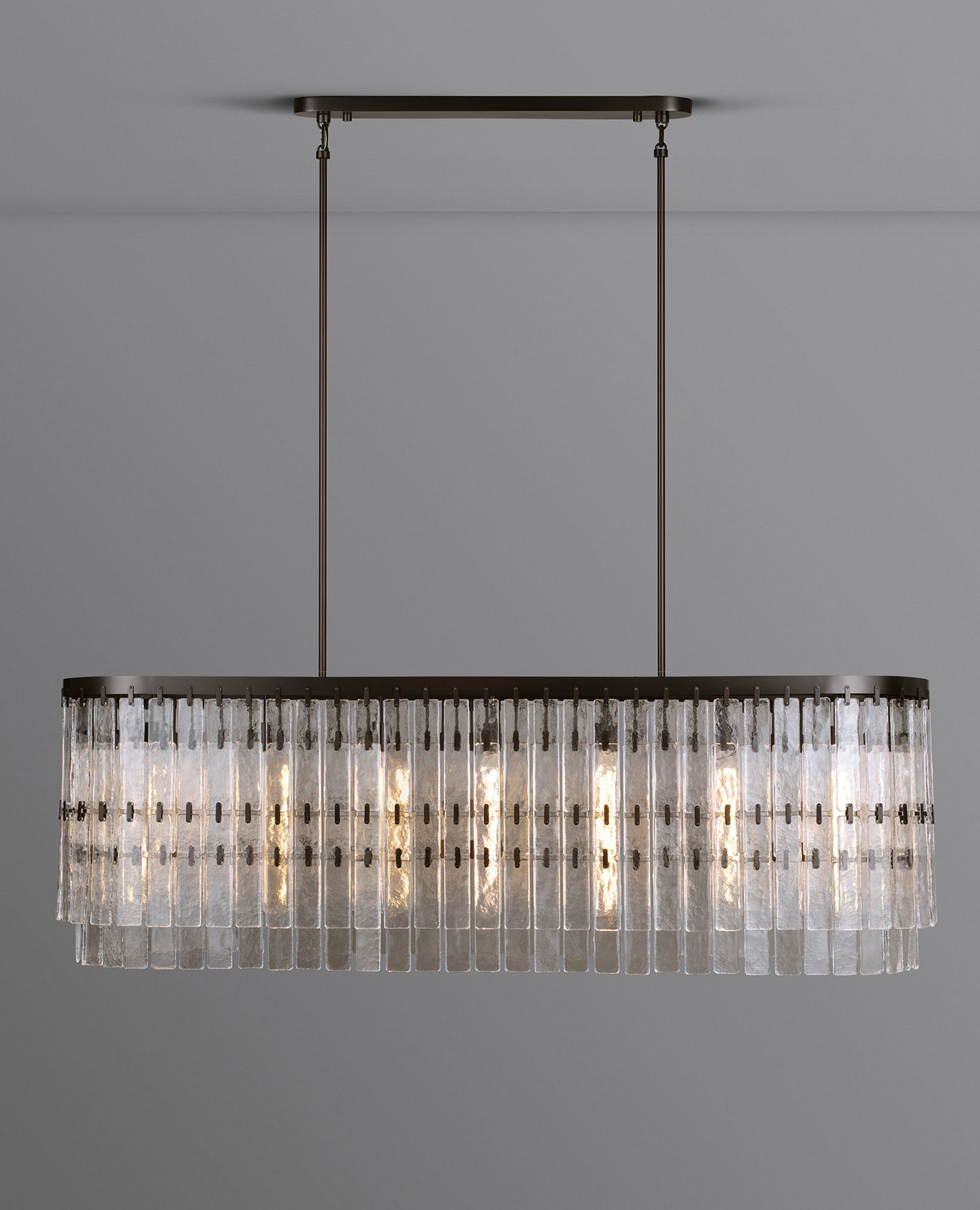 de sousa hughes Jonathan Browning Lacombe Linear Chandelier thumbnail
