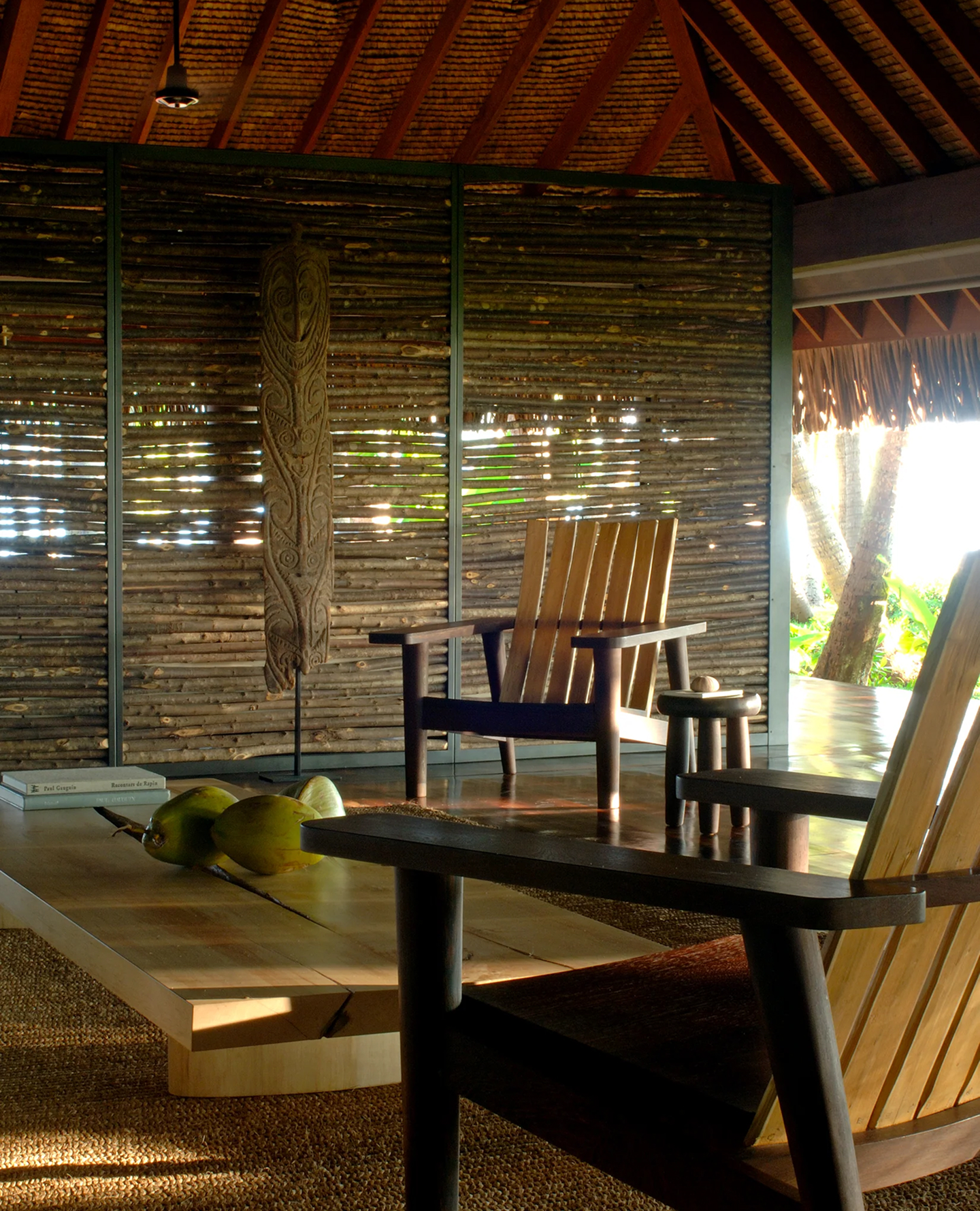 de sousa hughes aubier coffee table wenge open grain outdoor image