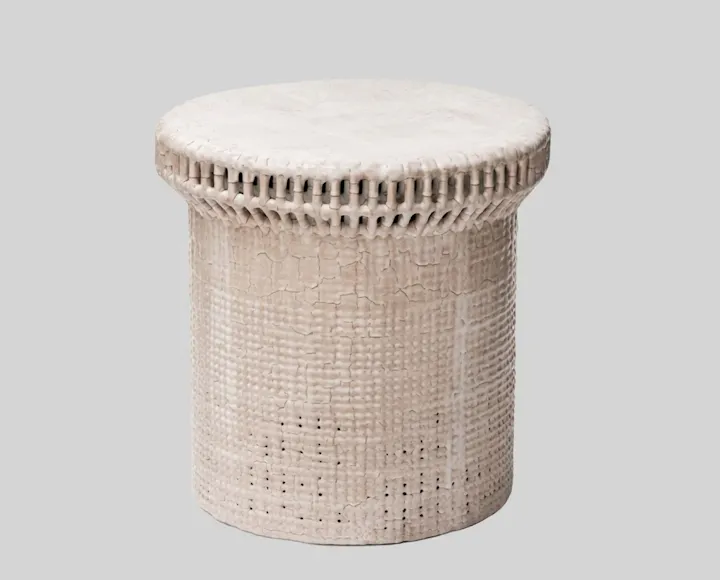 de sousa hughes Scott Daniel Design Ceramic Mushroom Table 21x23 thumbnail