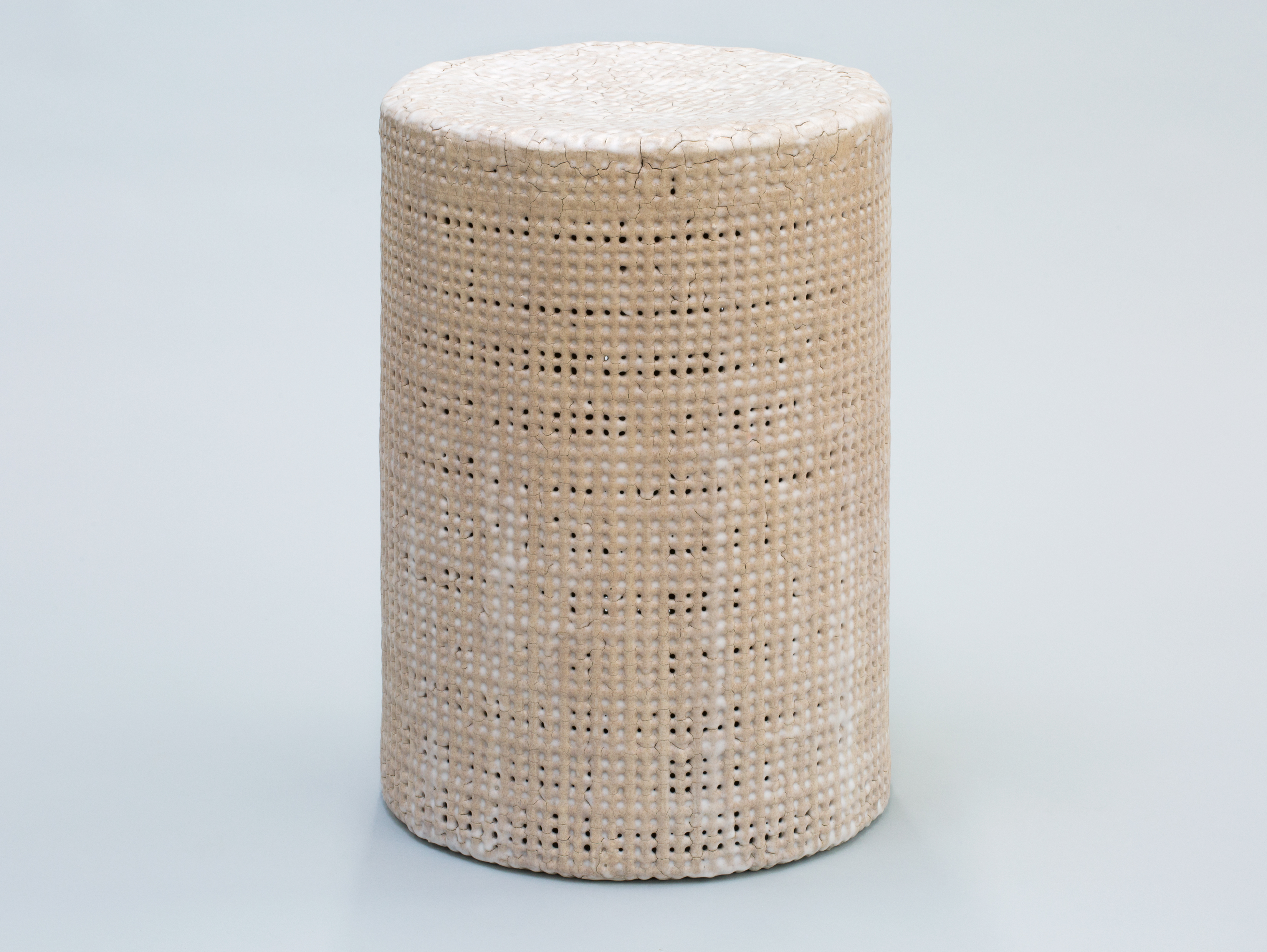 de sousa hughes Scott Daniel Design Ceramic Drum Table 17x23 Sand 4