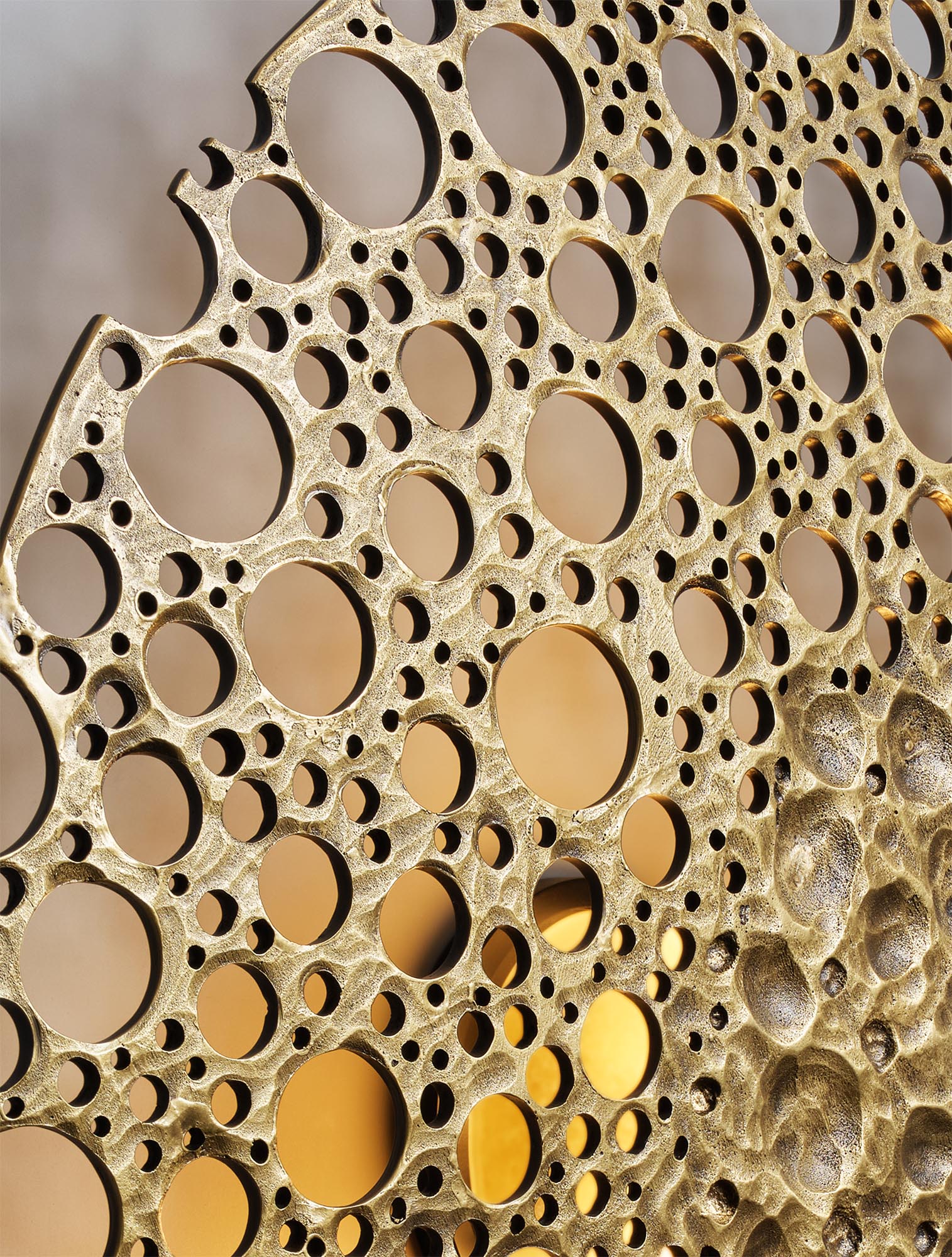 de sousa hughes Jonathan Browning Shield Sconce detail 3