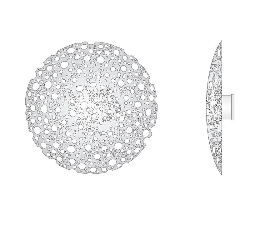 de sousa hughes Jonathan Browning Shield Sconce dimensions