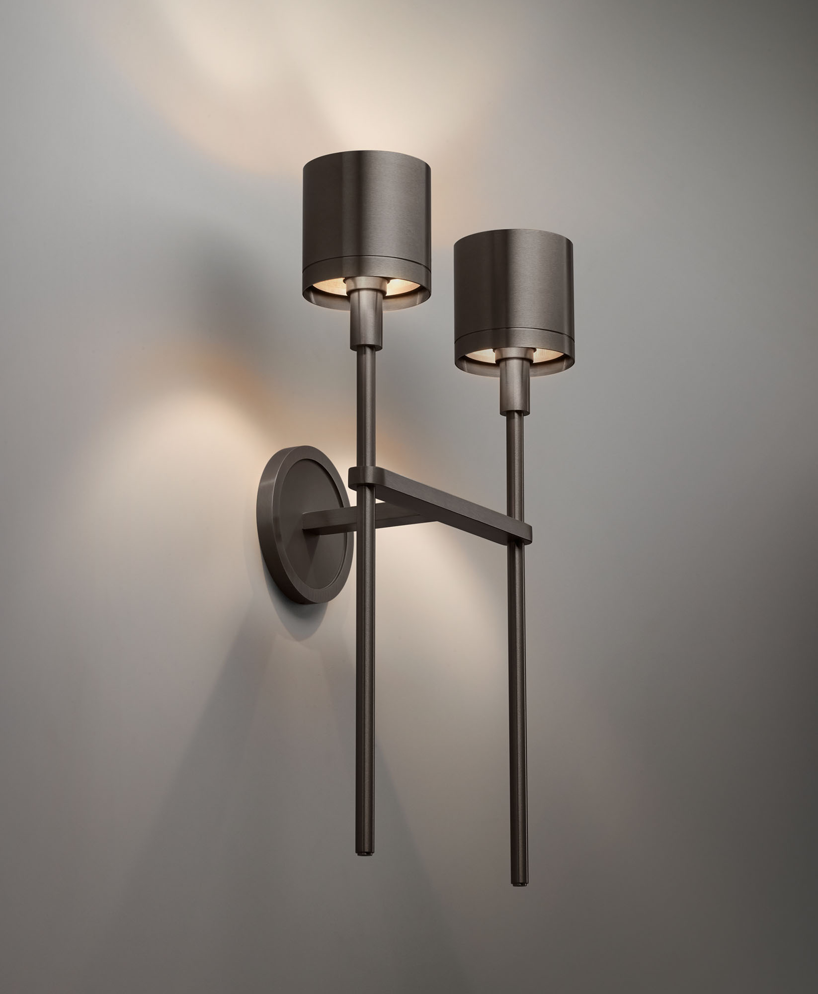 de sousa hughes Jonathan Browning Ventoux Double Arm Sconce